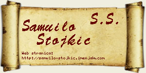 Samuilo Stojkić vizit kartica